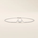 MOON CHARM BRACELET IN 14K SOLID GOLD