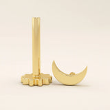 CRESCENT MOON PIERCING IN 14K SOLID GOLD