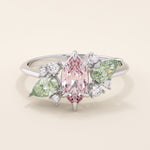 Peach Morganite Engagement Ring - BRENNMORE 