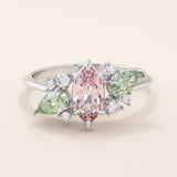 Peach Morganite Engagement Ring - BRENNMORE 