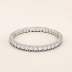 PAVE ETERNITY MOISSANITE WEDDING RING IN 14K GOLD