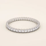 PAVE ETERNITY MOISSANITE WEDDING RING IN 14K GOLD