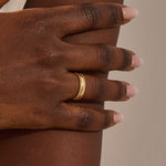 14k solid gold unisex design milgrain plain band solo small moissanite alliance wedding band