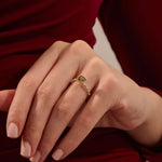 14k solid gold cushion cut lab grown smoky grey quartz engagement ring for women