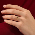 14k solid gold cushion cut lab grown smoky grey quartz engagement ring for women