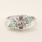 Smoky Grey Engagement Ring - BRENNMORE 