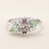 Smoky Grey Engagement Ring - BRENNMORE 