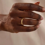 14k solid gold unisex design milgrain plain SLIM band solo moissanite alliance wedding band