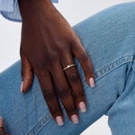 Moissanite Promise Ring for Women - BRENNMORE 