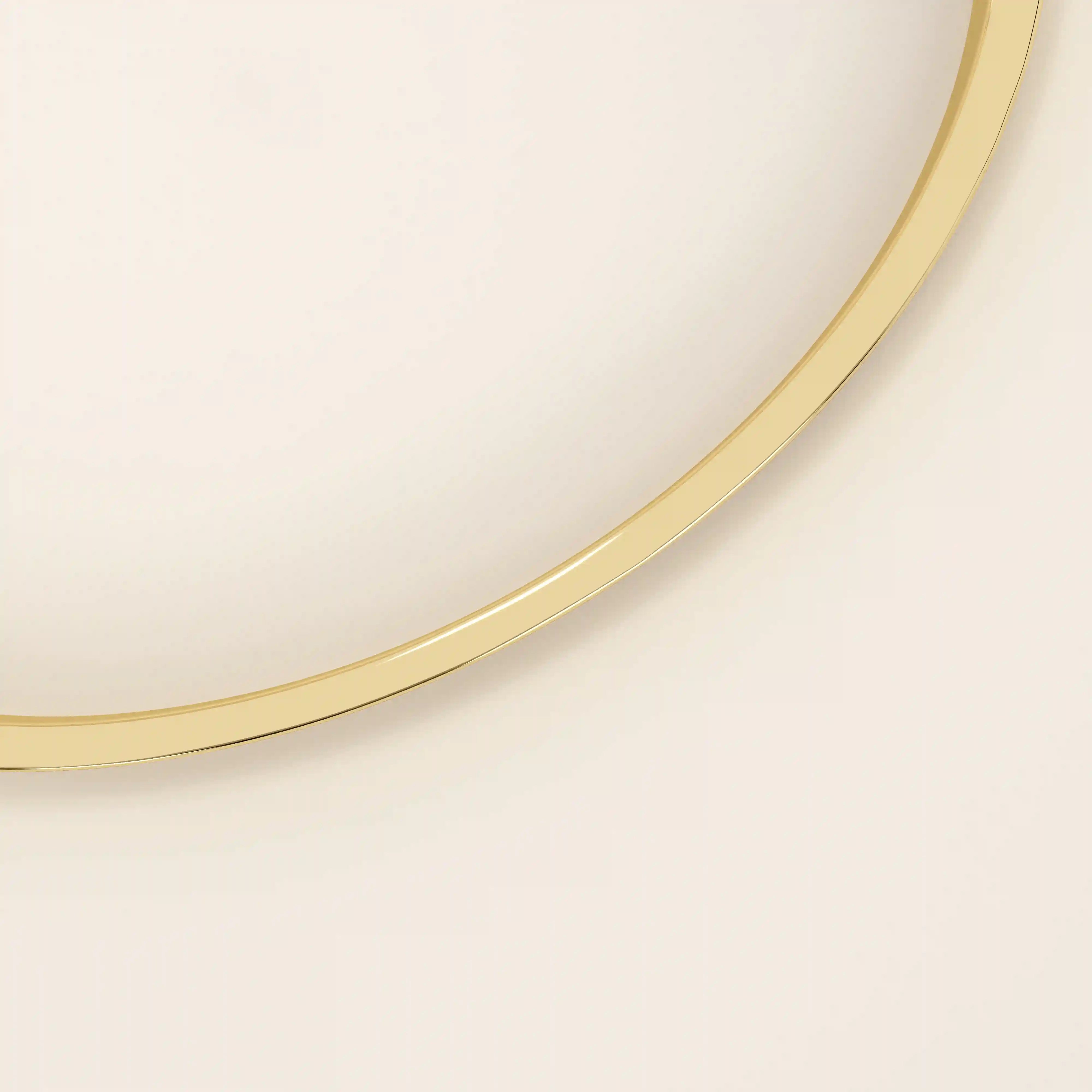 14K SOLID PLAIN GOLD SQUARE TUBE HINGED BANGLE BRACELET FOR WOMEN