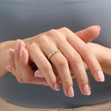 Eternity Daisy Flower Statement Ring