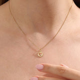 Heart Cut Out Pendant Necklace