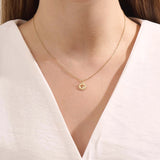 Star Cut Out Pendant Necklace