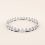 14K SOLID GOLD ULTRA SLIM VINTAGE CROWN WEDDING RING FOR WOMEN
