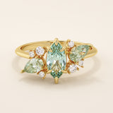 Mint Tourmaline Engagement Ring - BRENNMORE 