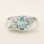 Mint Tourmaline Engagement Ring - BRENNMORE 