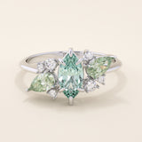 Mint Tourmaline Engagement Ring - BRENNMORE 