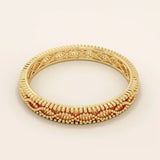 14K SOLID GOLD MILGRAIN BRAIDED VINTAGE WEDDING RING FOR WOMEN
