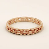 14K SOLID GOLD MILGRAIN BRAIDED VINTAGE WEDDING RING FOR WOMEN