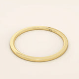 14K SOLID GOLD ULTRA THIN PLAIN SIMPLE STACKING RING