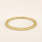 14K SOLID GOLD ULTRA THIN PLAIN SIMPLE STACKING RING
