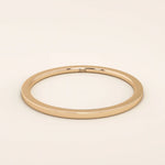 14K SOLID GOLD ULTRA THIN PLAIN SIMPLE STACKING RING