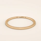 14K SOLID GOLD ULTRA THIN PLAIN SIMPLE STACKING RING