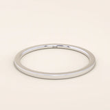 14K SOLID GOLD ULTRA THIN PLAIN SIMPLE STACKING RING