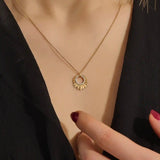 14k solid gold unique burst shape pave moissanite pendant necklace for women