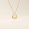 14k solid gold unique burst shape pave moissanite pendant necklace for women