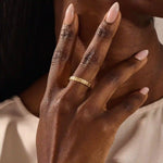 14K SOLID GOLD UNIQUE BUMPY WAVE UNISEX DESIGN ALLIANCE WEDDING BAND