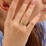 X pattern ENGRAVED unisex  alliance WEDDING BAND IN 14k solid GOLD