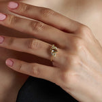 Smoky Grey Engagement Ring - BRENNMORE 