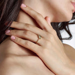 Smoky Grey Engagement Ring - BRENNMORE 