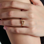 Smoky Grey Engagement Ring - BRENNMORE 