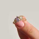 Lilac Chalcedony Engagement Ring - BRENNMORE 