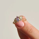 Lilac Chalcedony Engagement Ring