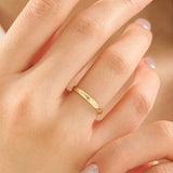 Celestial Emerald Wedding Band