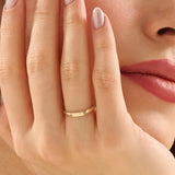Celestial Emerald Wedding Band