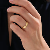 Simple Bumpy Wedding Band - BRENNMORE 