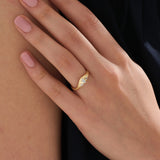 Bezel Dome Curve Ring - BRENNMORE 
