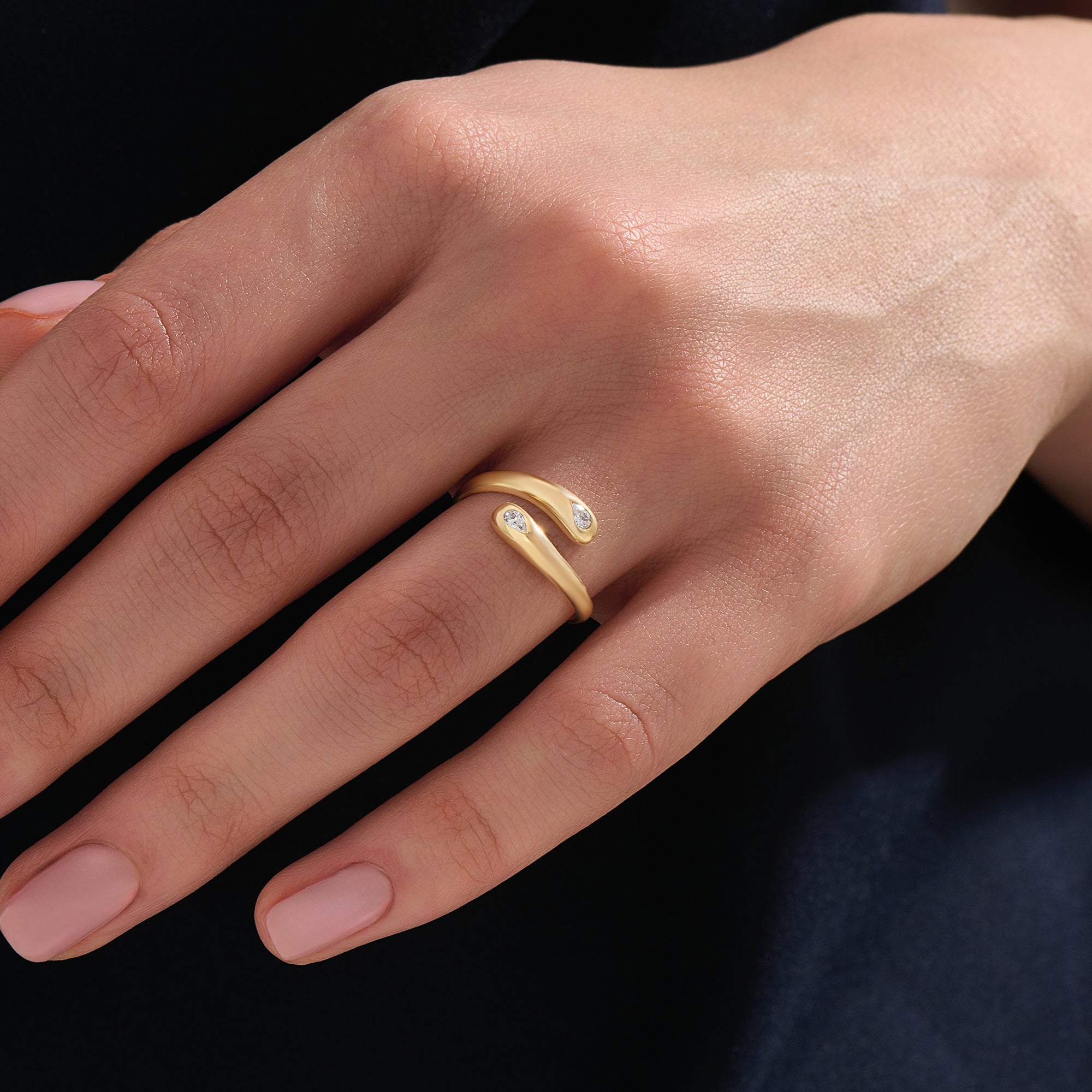 Wrap Around Statement Ring - BRENNMORE 
