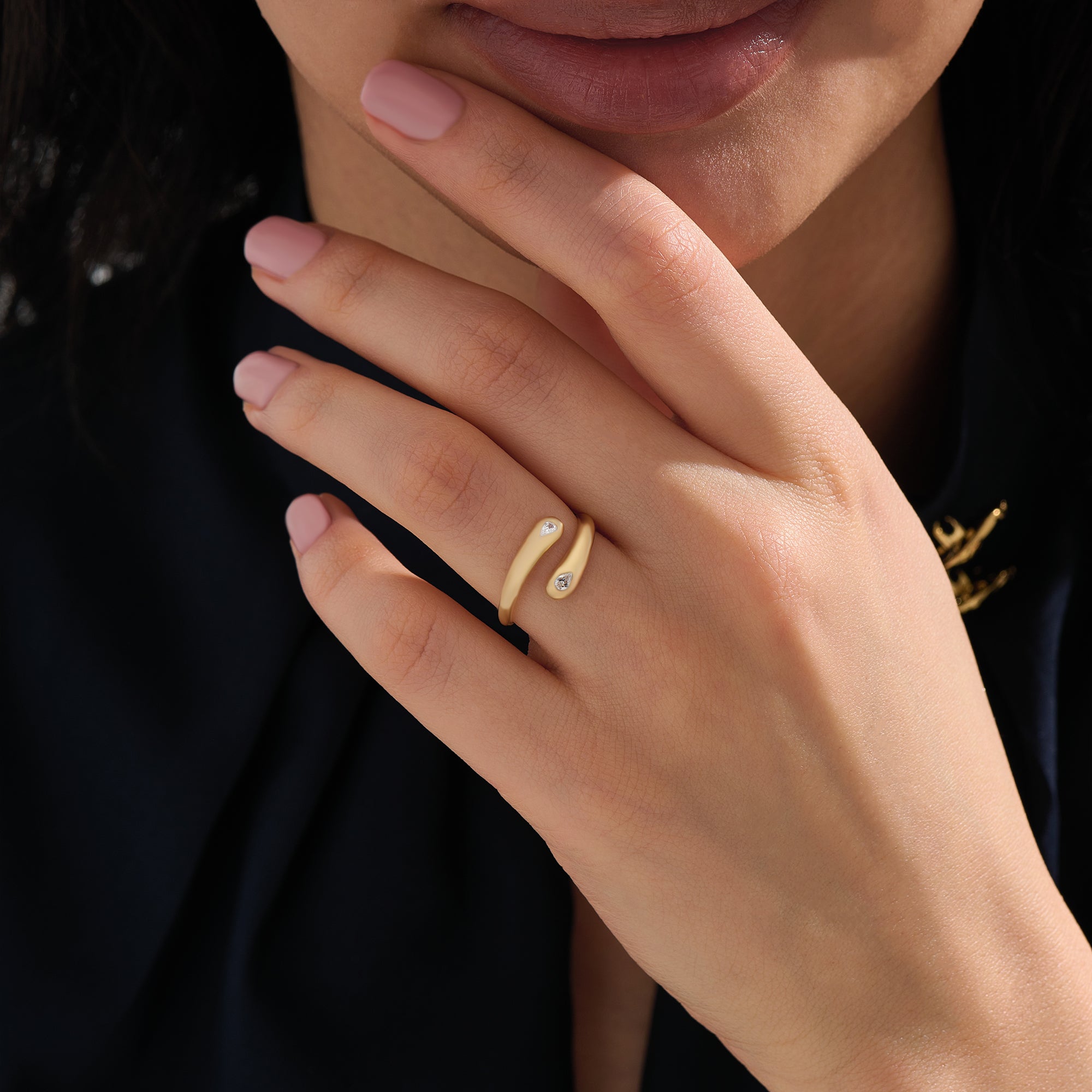 Wrap Around Statement Ring - BRENNMORE 