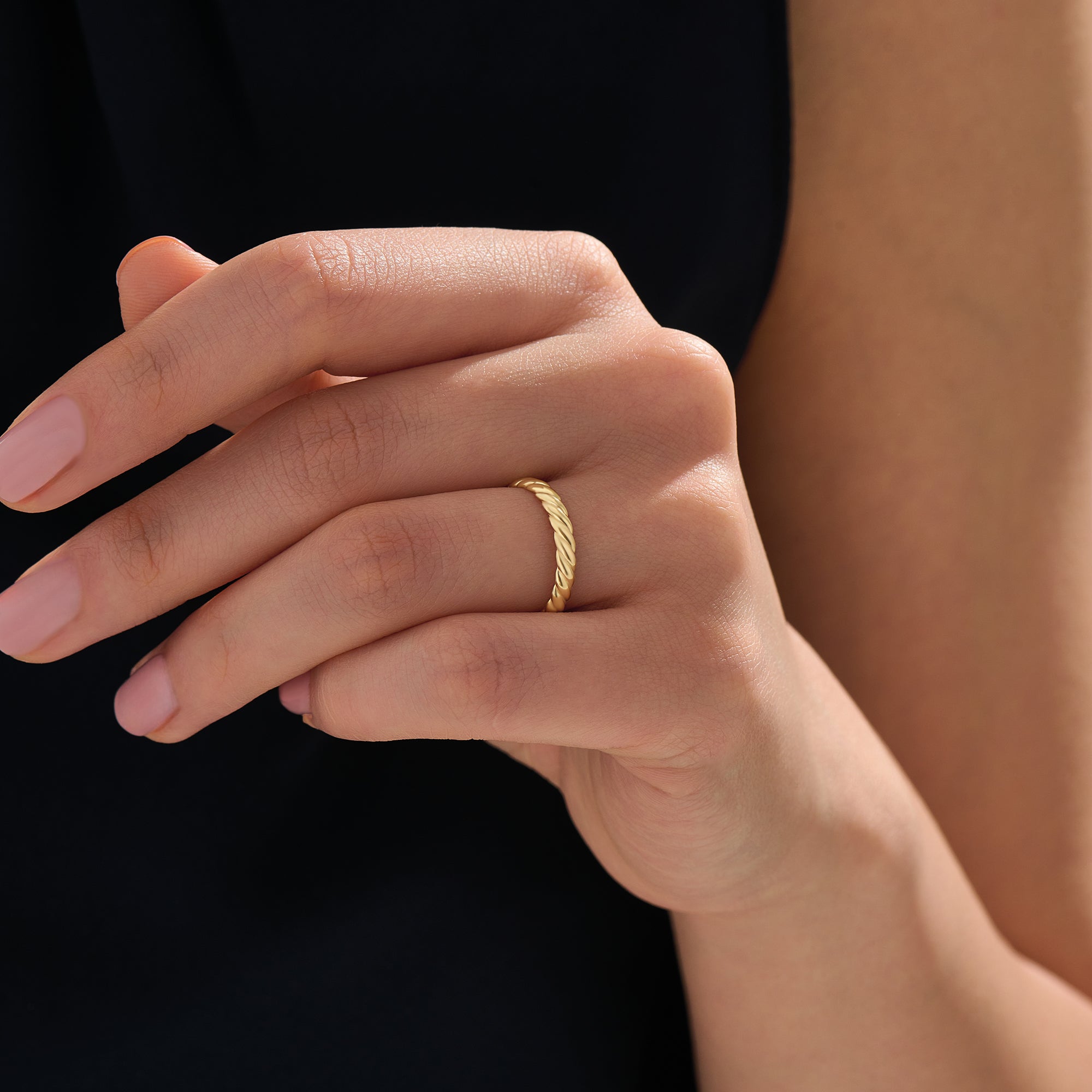 Twisted Rope Wedding Band - BRENNMORE 