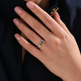 5 Colorful Gemstone Ring - BRENNMORE 