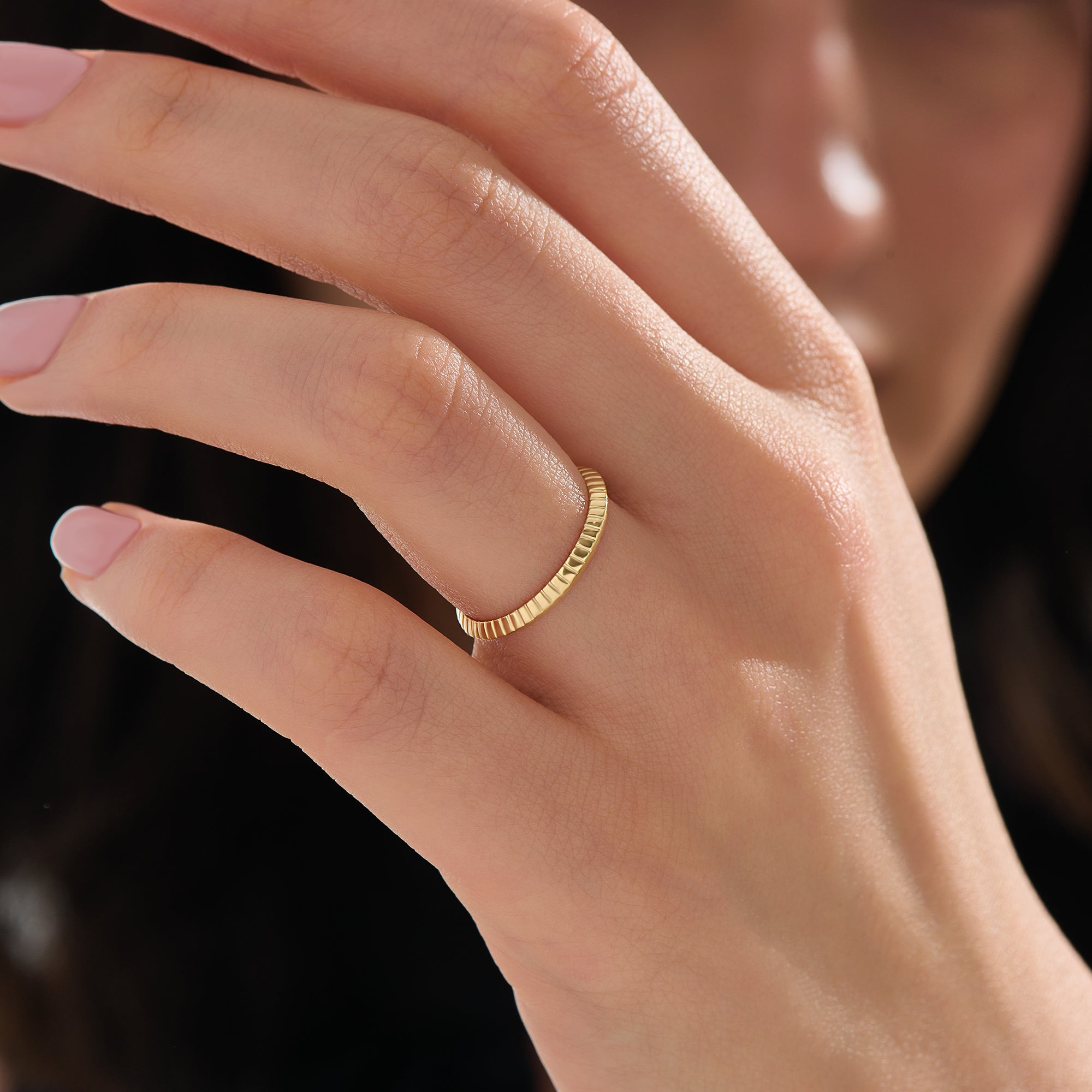 Knife Edge Line Stacking Ring - BRENNMORE 