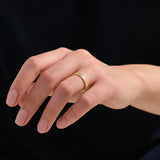 Sun Patterned Wedding Band - BRENNMORE 