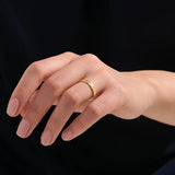 Sun Patterned Wedding Band