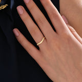 Scattered Curve Wedding Ring - BRENNMORE 
