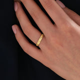 Leaf Engraved Wedding Band My Store